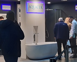 Экспозиция Aquatek на выставке Mosbuild2023